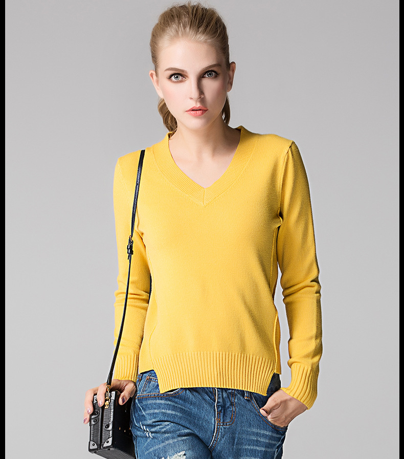 熱い販売2016ファッションデザインcahmereウールセーターニットセーター女の子のため-セーター問屋・仕入れ・卸・卸売り