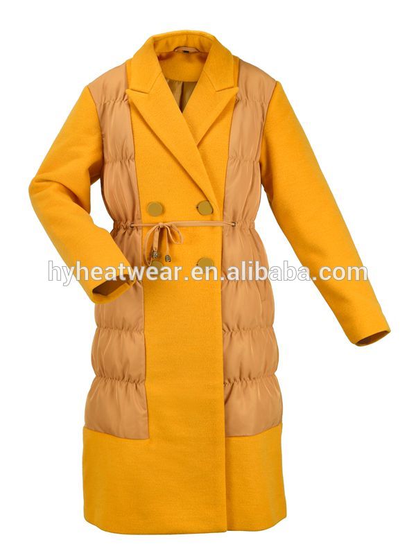 ヨーロッパスタイルの女性の冬の長いコート、 加熱されたコート-コート問屋・仕入れ・卸・卸売り