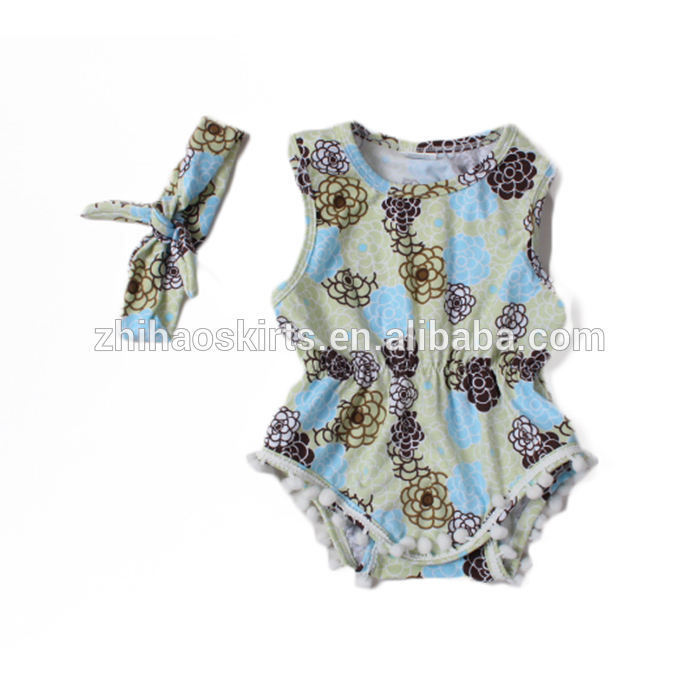 工場卸売価格かわいい花綿幼児ドレッシーsofttextile赤ちゃんロンパース-ベビーロンパース問屋・仕入れ・卸・卸売り