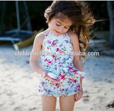 2016最新デザイン ベビー ブティック服ヴィンテージ女の子ジャンプ スーツ夏の赤ちゃん ビーチ ロンパース-問屋・仕入れ・卸・卸売り