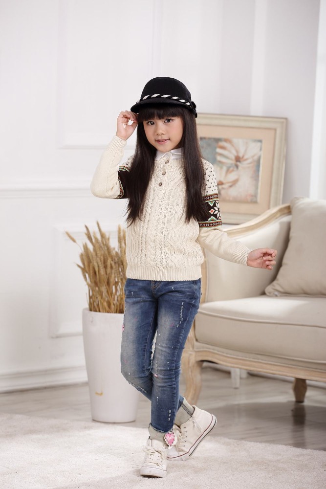 素敵なセーター用女の子子供かわいいセーター服-キッズ服　セーター問屋・仕入れ・卸・卸売り