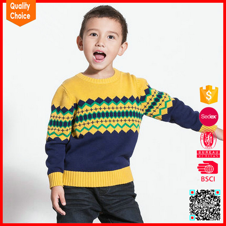 最新のファッション編みプルオーバー子供男の子-キッズ服　セーター問屋・仕入れ・卸・卸売り