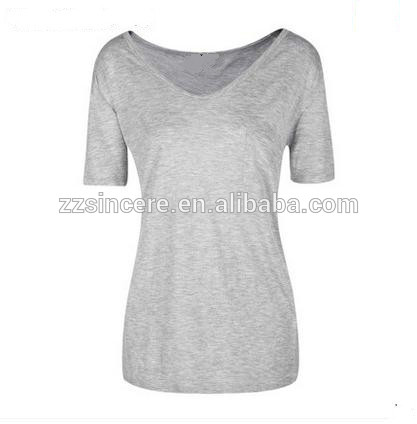 2016固体色の女性tシャツ100%コットン女性夏の服-プラスサイズシャツ、ブラウス問屋・仕入れ・卸・卸売り