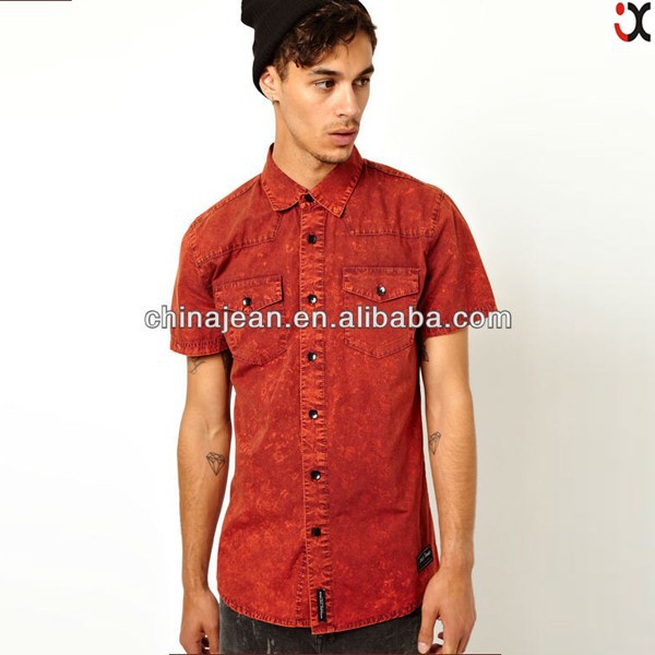 色のデニムシャツの男性jxt28009最新のシャツのデザイン-プラスサイズシャツ、ブラウス問屋・仕入れ・卸・卸売り