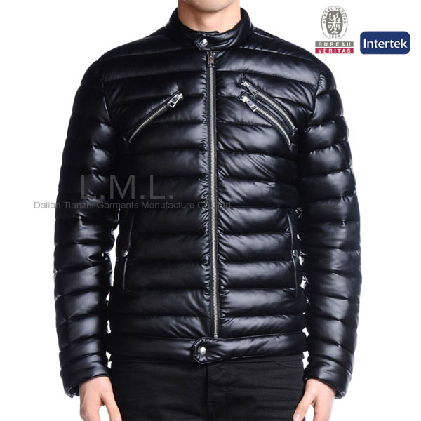 新しい冬の高品質のためのファッションpuレザー男性冬ジャケット-ジャケット問屋・仕入れ・卸・卸売り