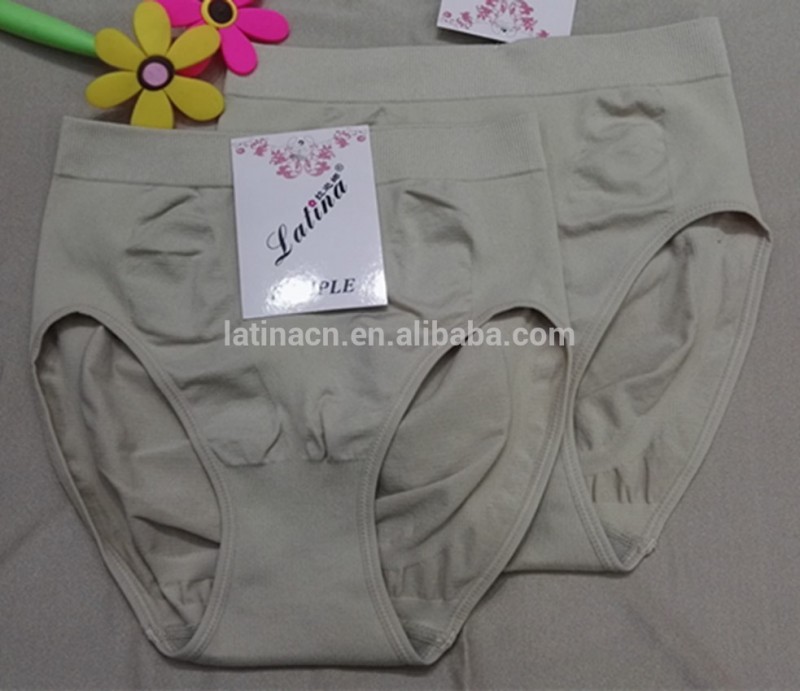 女性の下着シームレスブリーフ細かい糸使用した超プラスサイズの女性セクシーなパンティーシームレスパンティー大きい女性用-プラスサイズ下着問屋・仕入れ・卸・卸売り