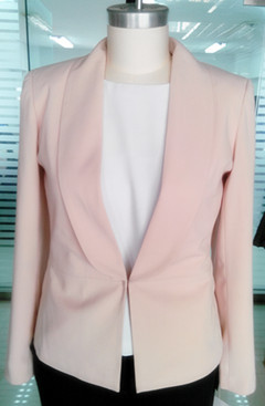 女性のコートを持つ襟ピンク-プラスサイズシャツ、ブラウス問屋・仕入れ・卸・卸売り