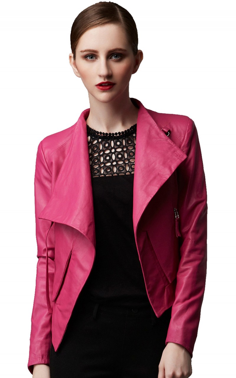 新しい女性レザーファッションジャケットカスタマイズ革ジャケット-ジャケット問屋・仕入れ・卸・卸売り
