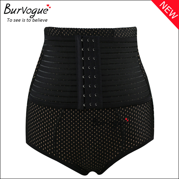 Burvogue卸売レースハイウエスト痩身制御パンティーシェイパー下着ための女性-補正下着問屋・仕入れ・卸・卸売り