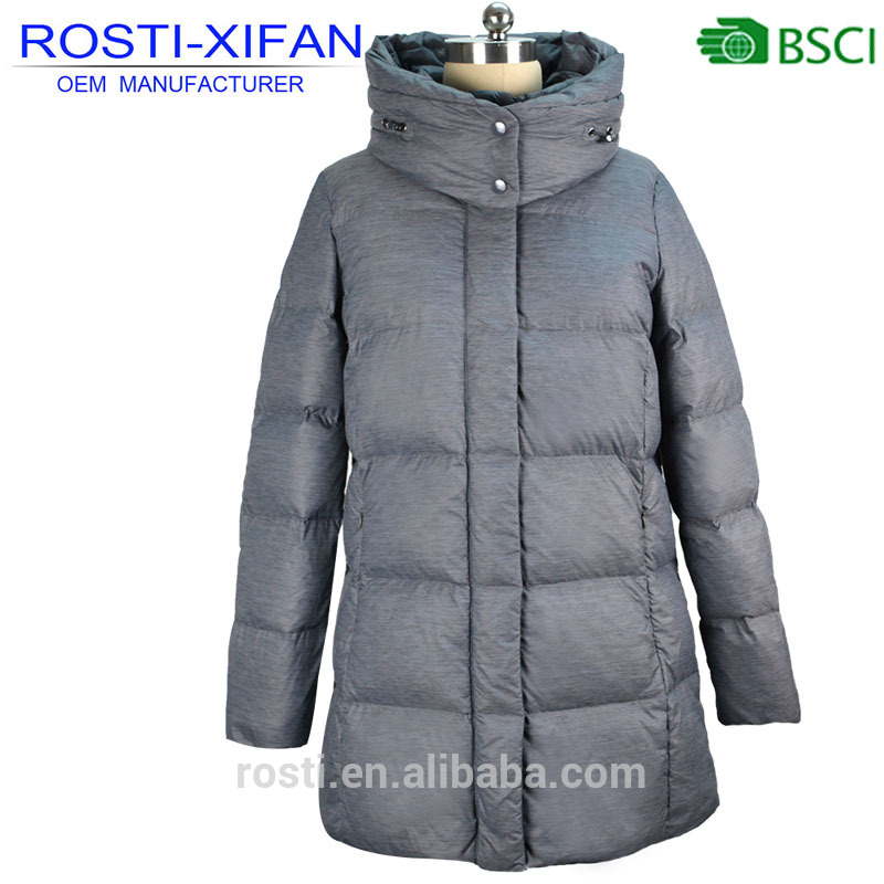 ファッション女性の冬の長い ジャケット で暖かい襟の外側摩耗-問屋・仕入れ・卸・卸売り