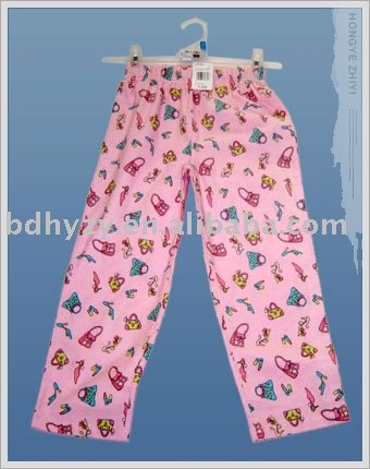 綿の印刷スリープパンツ子供のズボン-キッズパジャマ、寝間着問屋・仕入れ・卸・卸売り
