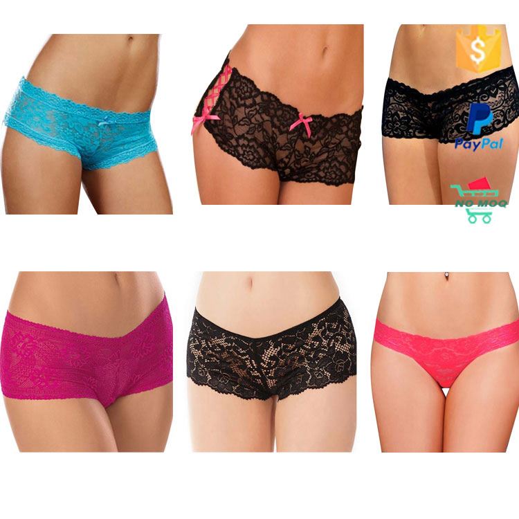 スタイリッシュ2016熱い販売のための透明な薄手のレースの女性の下着のパンティー-プラスサイズ下着問屋・仕入れ・卸・卸売り
