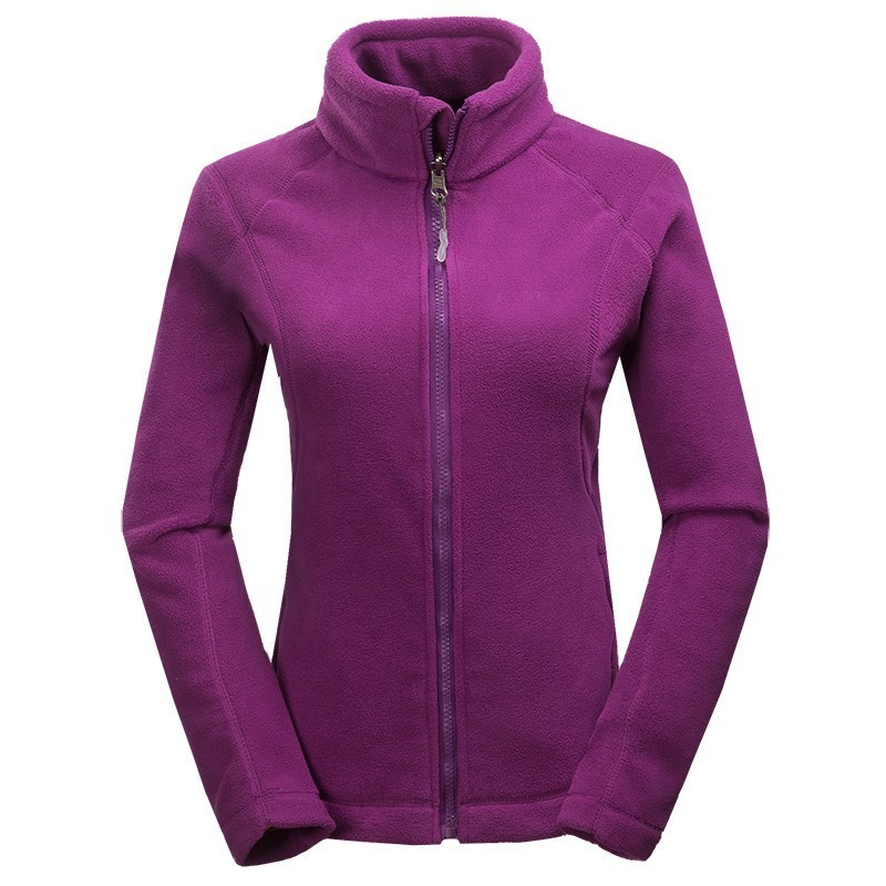 フリースジャケットで純粋な色のための女性-ジャケット問屋・仕入れ・卸・卸売り