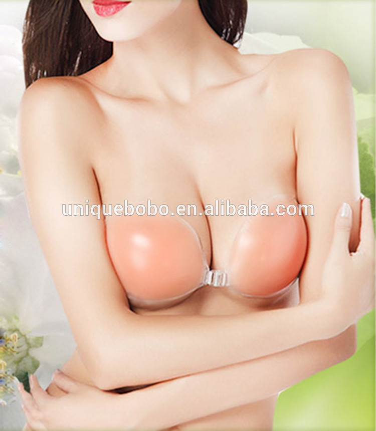 プッシュアップシリコンブラジャーホットセクシー画像クリア見えないシリコーンブラジャー-プラスサイズ下着問屋・仕入れ・卸・卸売り