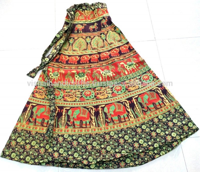 alibabaの女性ヴィンテージインドの女性のスカートラップアラウンド曼荼羅スカート綿-プラスサイズドレス、スカート問屋・仕入れ・卸・卸売り