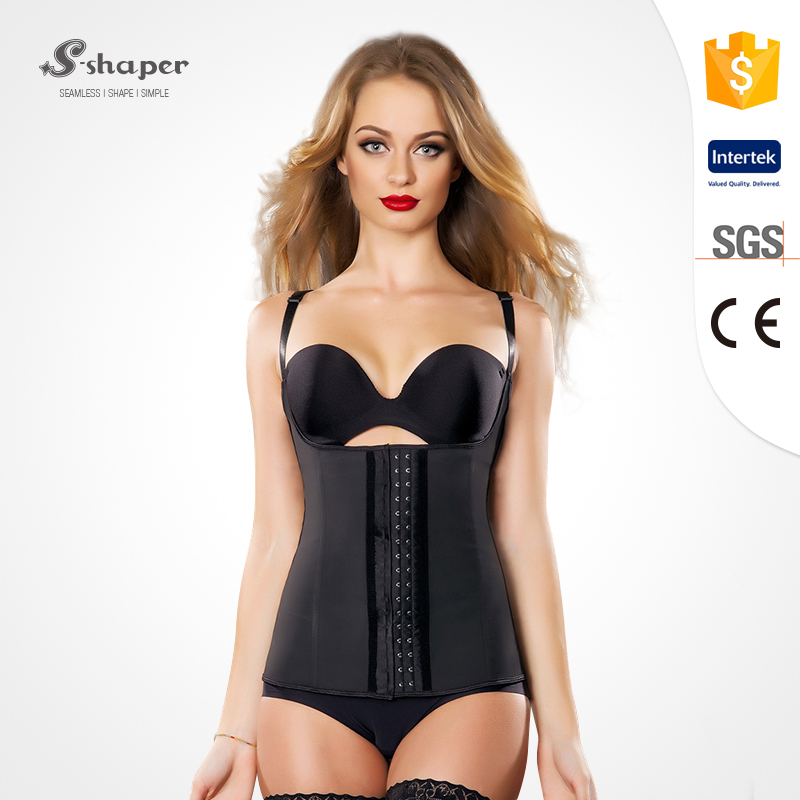 S-SHAPER女性ラテックスウエストトレーニングコルセット3フックウエストトレーナーfajas-補正下着問屋・仕入れ・卸・卸売り