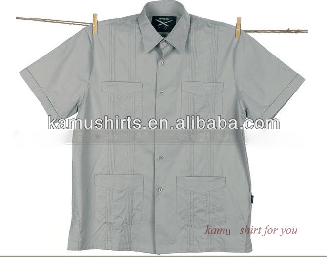 グアヤベラシャツメンズ半袖カジュアルguayaberas-プラスサイズシャツ、ブラウス問屋・仕入れ・卸・卸売り