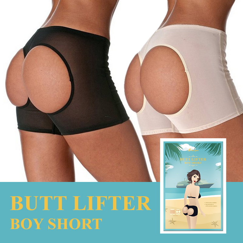 S-SHAPER女性の セクシー な バットリフター シェイプ ウェア戦利品ブラジャー見え ない バット リフト パンティ シェイパー おなか コントロール パンティー プラス付き パッケージ-プラスサイズ下着問屋・仕入れ・卸・卸売り