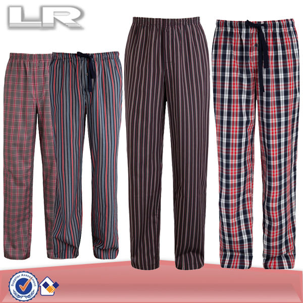 織り綿100％のパジャマのズボン/のラウンジウェア-ラウンジパンツ問屋・仕入れ・卸・卸売り
