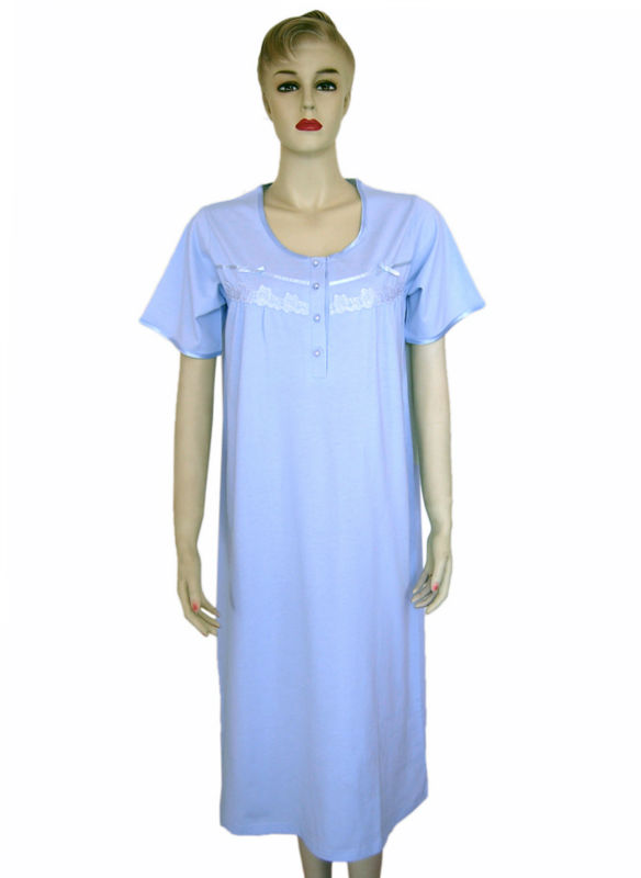 綿100％ネグリジェ女性のための-パジャマ、寝間着問屋・仕入れ・卸・卸売り