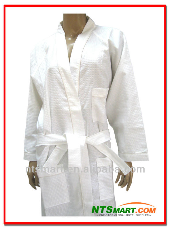 新しいスタイルのワッフル2013綿のバスローブ、 ガウン、 パジャマ-バスローブ問屋・仕入れ・卸・卸売り