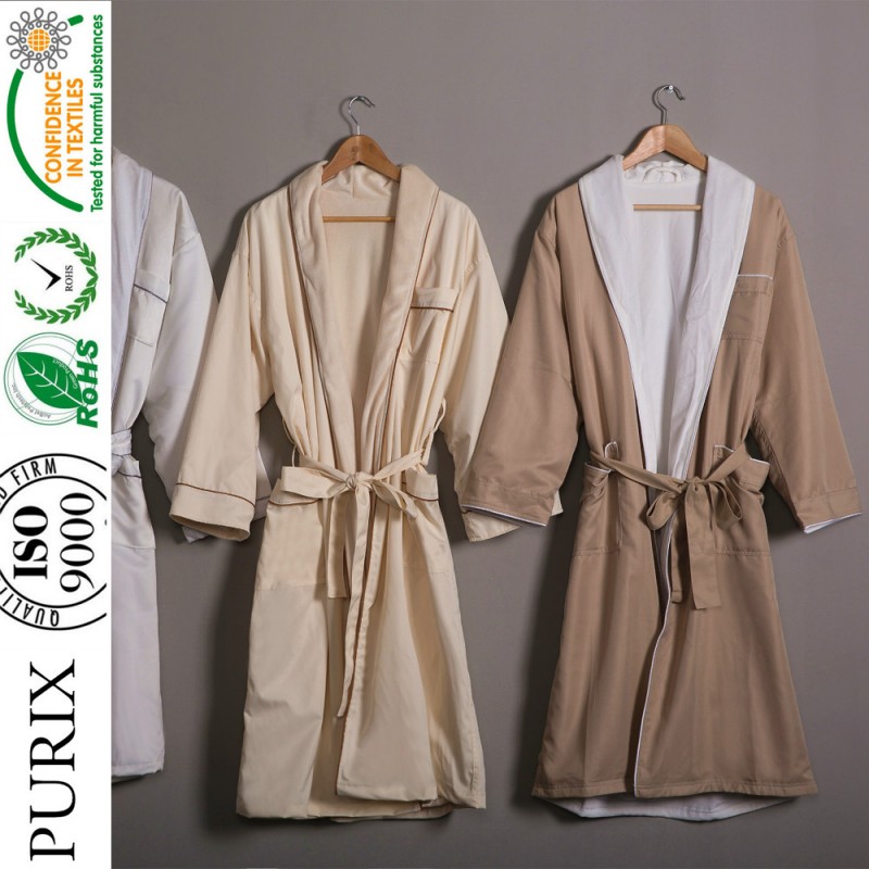 Purixカラード浴衣綿100%ホテルリネンメーカー-バスローブ問屋・仕入れ・卸・卸売り