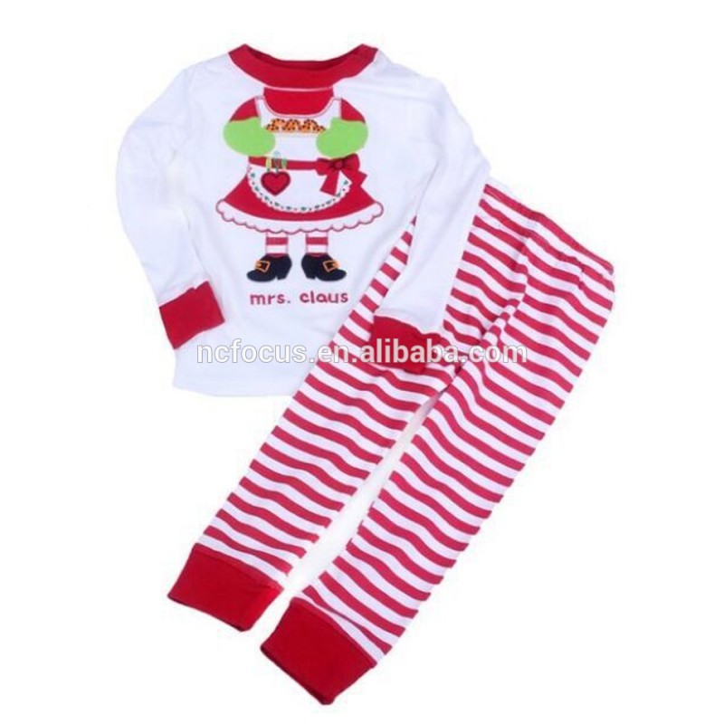 ブティックベビー2015100％卸売パジャマ綿赤・緑のストライプクリスマスプレーン韓国の子供たちの衣装-パジャマ問屋・仕入れ・卸・卸売り