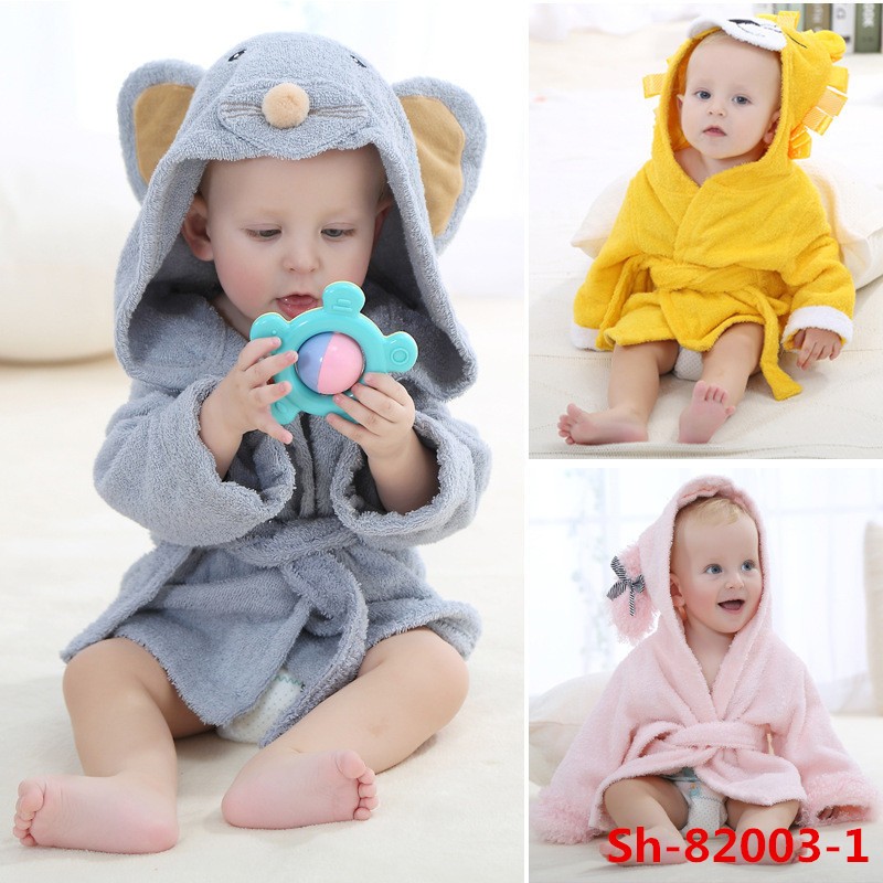2016面白い動物モデル子供バスローブ赤ちゃん睡眠摩耗-バスローブ問屋・仕入れ・卸・卸売り