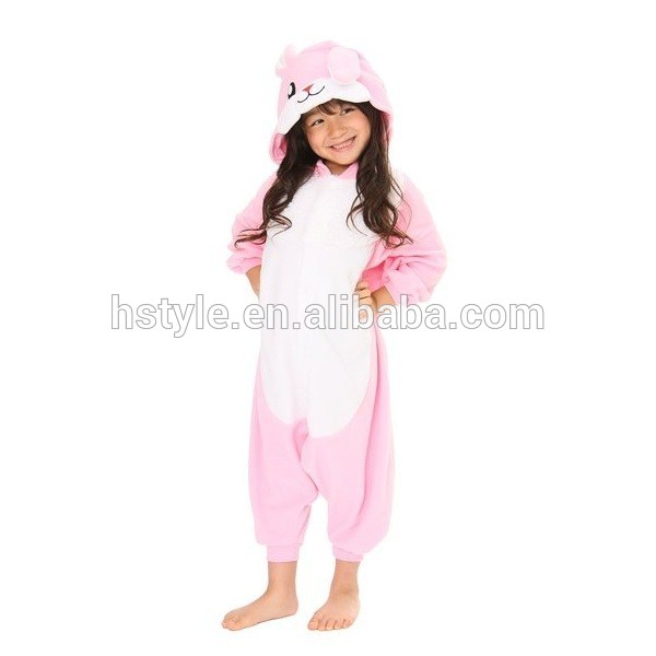 ピンクウサギの動物の子供の女の子の衣装hfc036konesieパジャマ卸売-パジャマ問屋・仕入れ・卸・卸売り