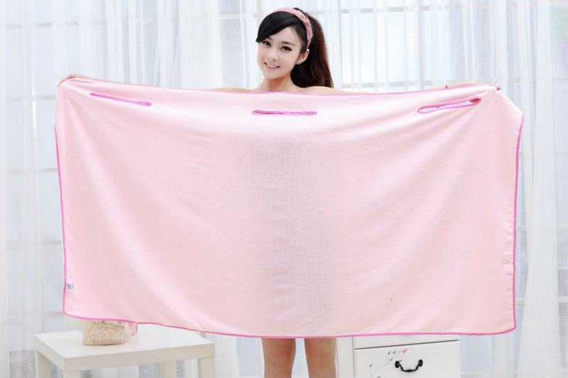厚いバスローブ/女性ヴァンプ/ピンクスパローブ-バスローブ問屋・仕入れ・卸・卸売り