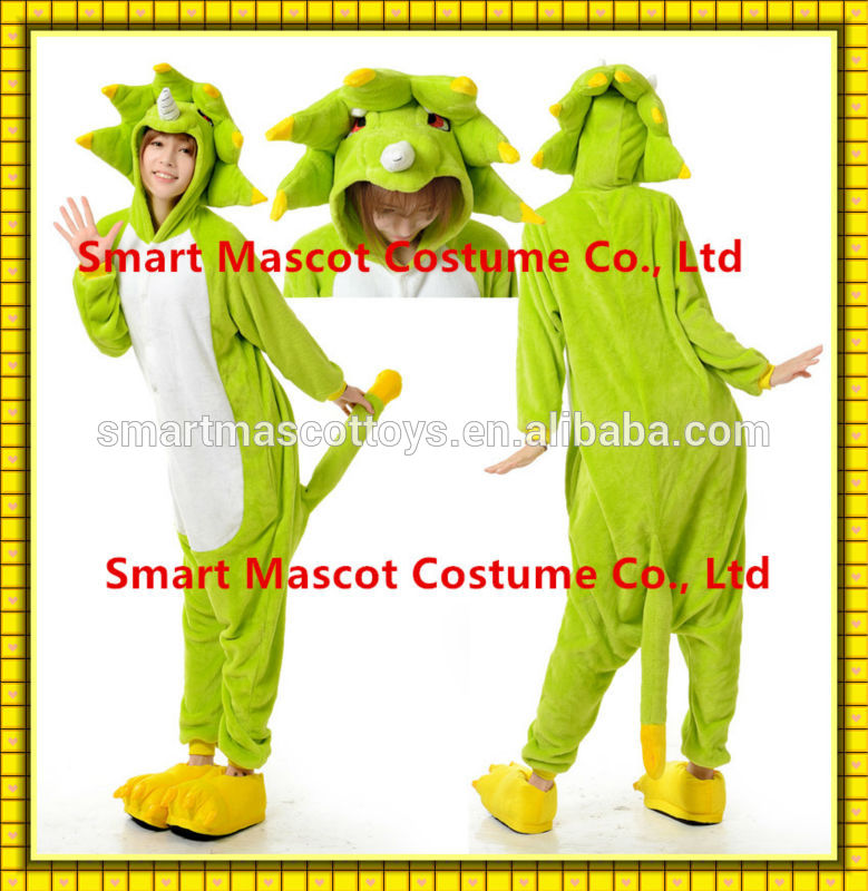 工場直売フランネルグリーンモンスターonesieグリーンモンスターonesieユニークな大人のパジャマ-パジャマ問屋・仕入れ・卸・卸売り