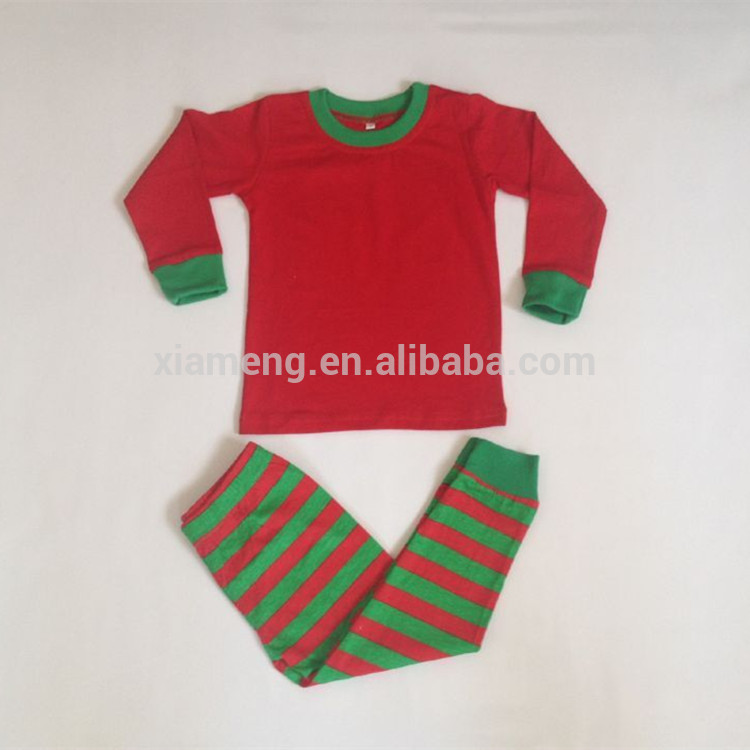 2016工場供給幼児の女の子クリスマス衣装で赤と緑の色-パジャマ問屋・仕入れ・卸・卸売り