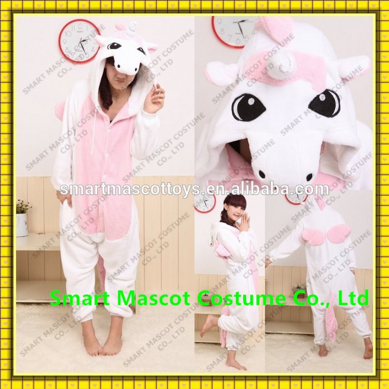 冬の長い袖- 卸売ユニコーン衣装大人パジャマ大人ピンク動物onesieユニコーンサーマル-パジャマ問屋・仕入れ・卸・卸売り