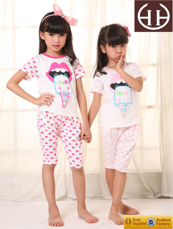2015素敵な子供たちのパジャマ子供のための卸売大のパジャマ子供パジャマピンク-パジャマ問屋・仕入れ・卸・卸売り