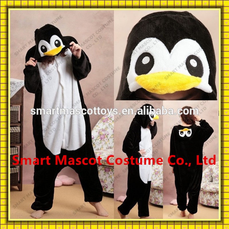ユニーク な現代の最も快適flannal ペンギン ロンパース パジャマ ソフト暖かい大人ペンギン ロンパース-パジャマ問屋・仕入れ・卸・卸売り