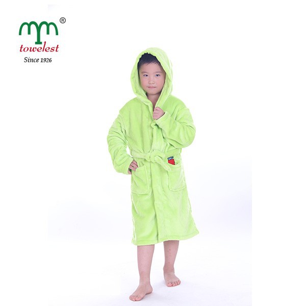の子供の浴衣2014年新しいフード付きバスローブフランネル印刷中国で作られたホールセール-バスローブ問屋・仕入れ・卸・卸売り