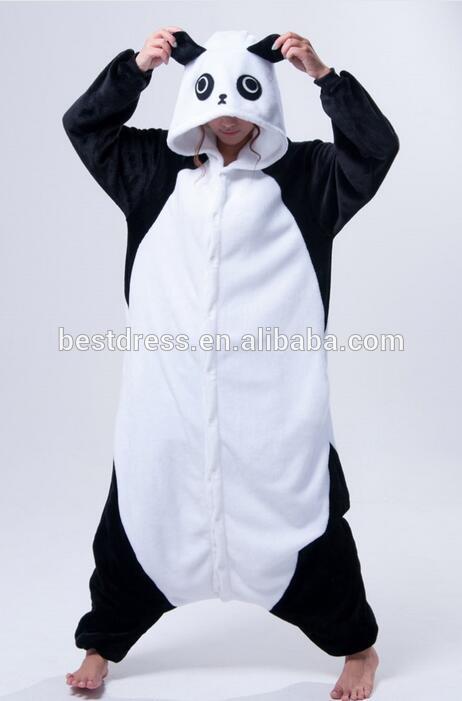 コスプレアニメ動物カンフーパンダカバーオール大人女性女性男性ユニセックスフリースパジャマハロウィンカーニバル衣装プラスサイズ-パジャマ問屋・仕入れ・卸・卸売り