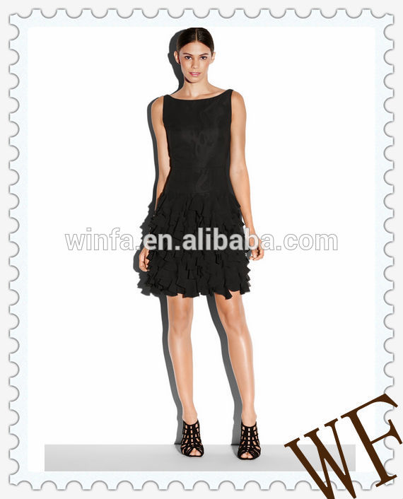 ホット! ファッションの女の子2014年コンセントdressparty- 摩耗西部花びら黒人女性のカクテルドレス-プラスサイズドレス、スカート問屋・仕入れ・卸・卸売り