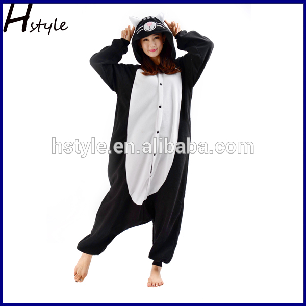 大人可愛い動物のパジャマ衣装コスプレ黒猫sleepsuitdwy062-パジャマ問屋・仕入れ・卸・卸売り