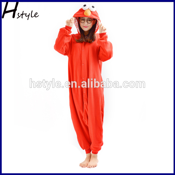 動物のジャンプスーツonesieセサミストリートdwy049-50赤パジャマ-パジャマ問屋・仕入れ・卸・卸売り