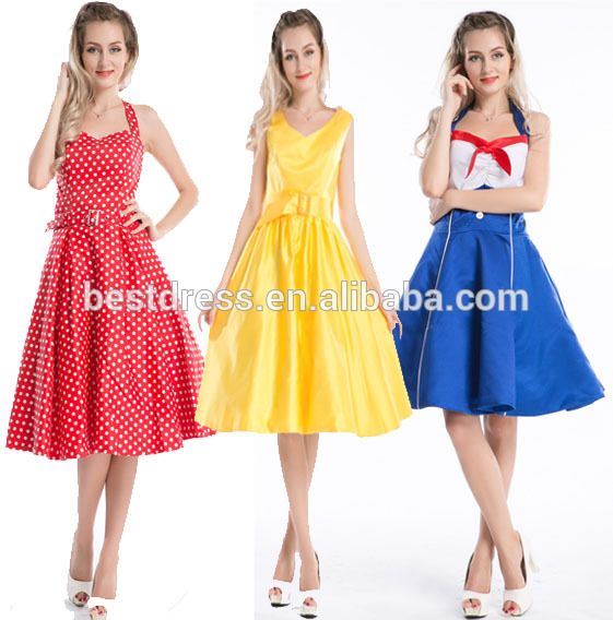 熱い販売の最も安い2014年60年代bestdress50年代のヴィンテージロカビリーレトロスウィングダンスのカクテルパーティーのイブニングドレス-プラスサイズドレス、スカート問屋・仕入れ・卸・卸売り