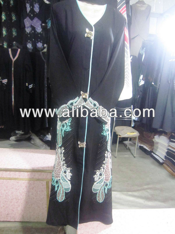 アバーヤブルカ怖がらないことを購入イスラム教のスカーフイスラム教徒のボディカバーコート黒い色で-カジュアルドレス問屋・仕入れ・卸・卸売り