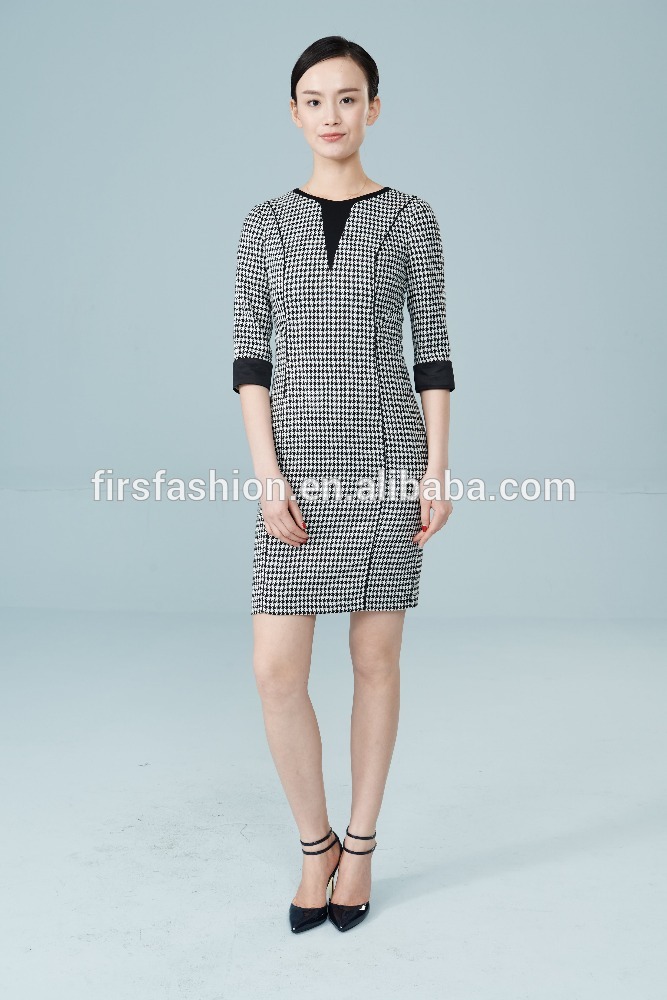 Ss17レディーススリムフィットノースリーブドレスで素晴らしいデザイン-カジュアルドレス問屋・仕入れ・卸・卸売り