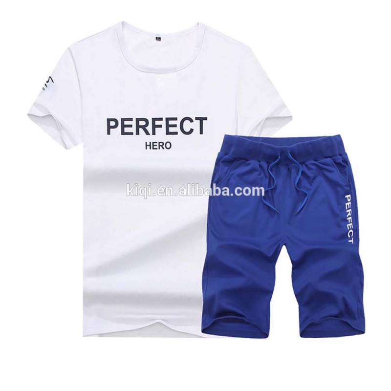 男性のスポーツ摩耗スポーツセットtシャツとショートパンツ-その他スポーツウェア問屋・仕入れ・卸・卸売り