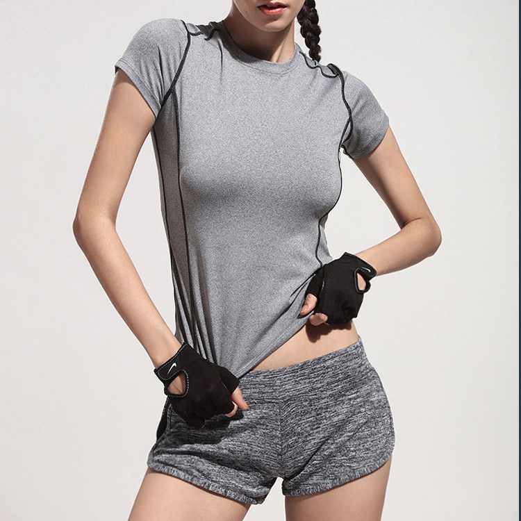 女性速乾性タイトスポーツtシャツヨガスーツ-その他スポーツウェア問屋・仕入れ・卸・卸売り