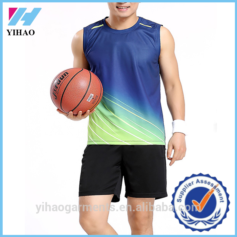 yihao卸売最高品質のバスケットボールスポーツユニフォームカスタマイズされた安価なプラスサイズ-バスケットボールウェア問屋・仕入れ・卸・卸売り