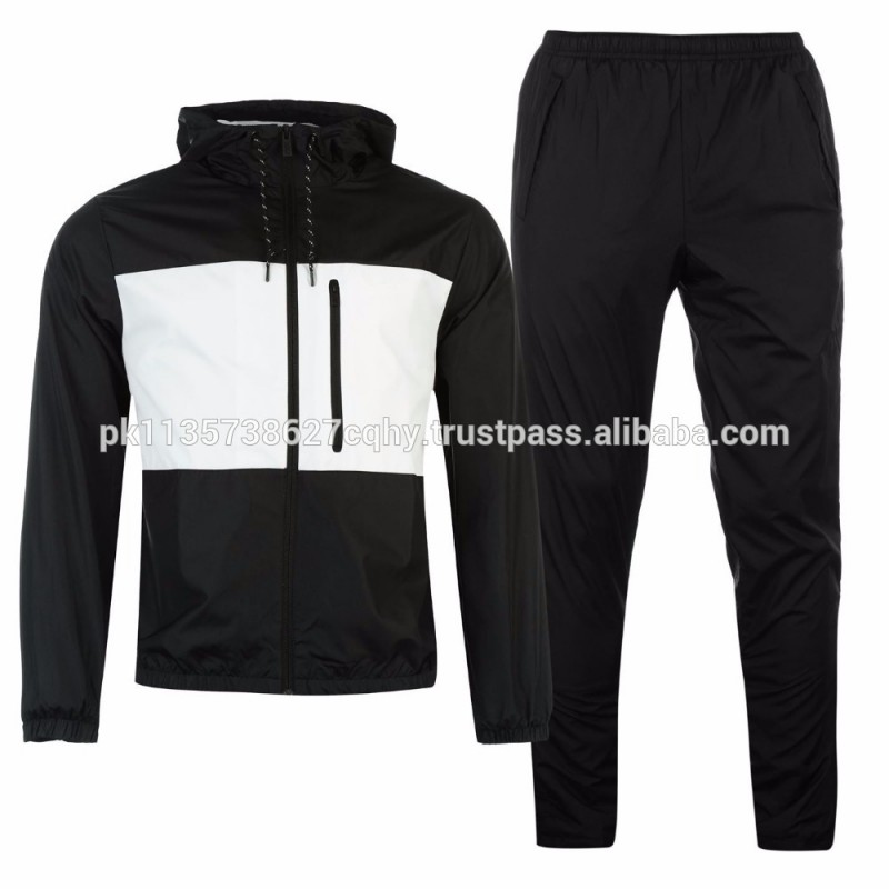 男の子のトラックスーツ/ブラックホワイト/ gx T-S 14-トレーニングウェア、ジョギングウェア問屋・仕入れ・卸・卸売り