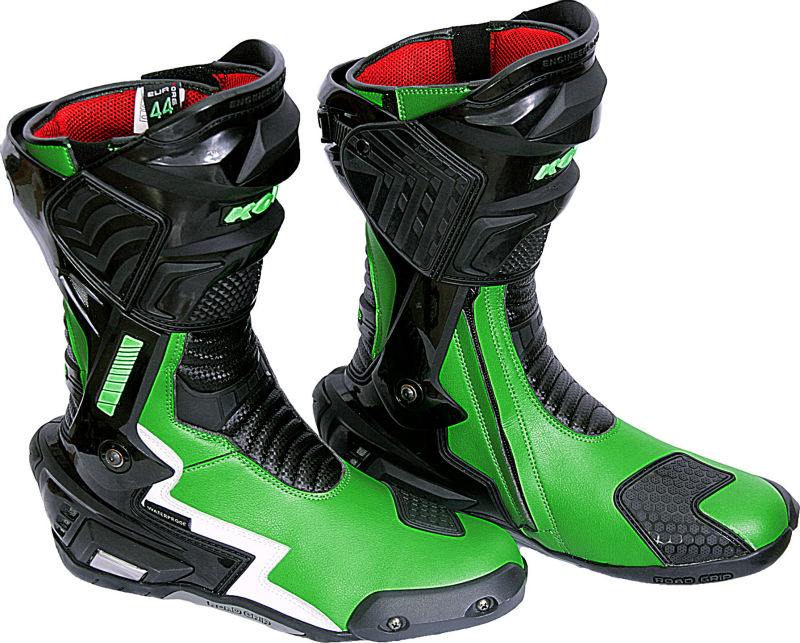 緑bt-90009バイクレーシングブーツ-バイクウェア問屋・仕入れ・卸・卸売り