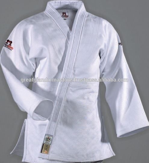白い柔道gi、白い柔道着物、白い柔道制服-武道、格闘技用ウェア問屋・仕入れ・卸・卸売り