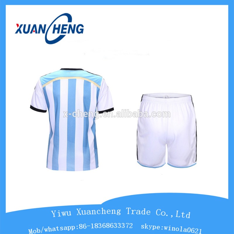 最高の価格卸売タイ品質昇華アルゼンチンナショナルサッカージャージー、サッカーユニフォーム、スポーツウェア-サッカーウェア問屋・仕入れ・卸・卸売り